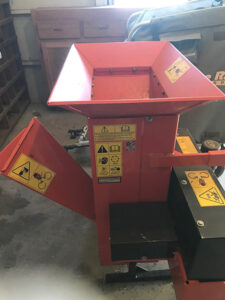 A wood chipper we sold.